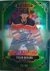 Tyler Benson [Green Autograph] #185 Hockey Cards 2020 Upper Deck Stature Prices