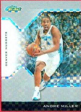 Andre Miller #83 Basketball Cards 2004 Finest