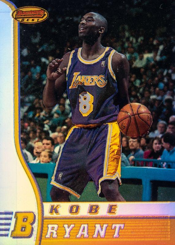 1996 Bowmans outlets Best Picks Kobe Bryant Insert Die-Cut Rookie RC Card #BP10 PSA 8!