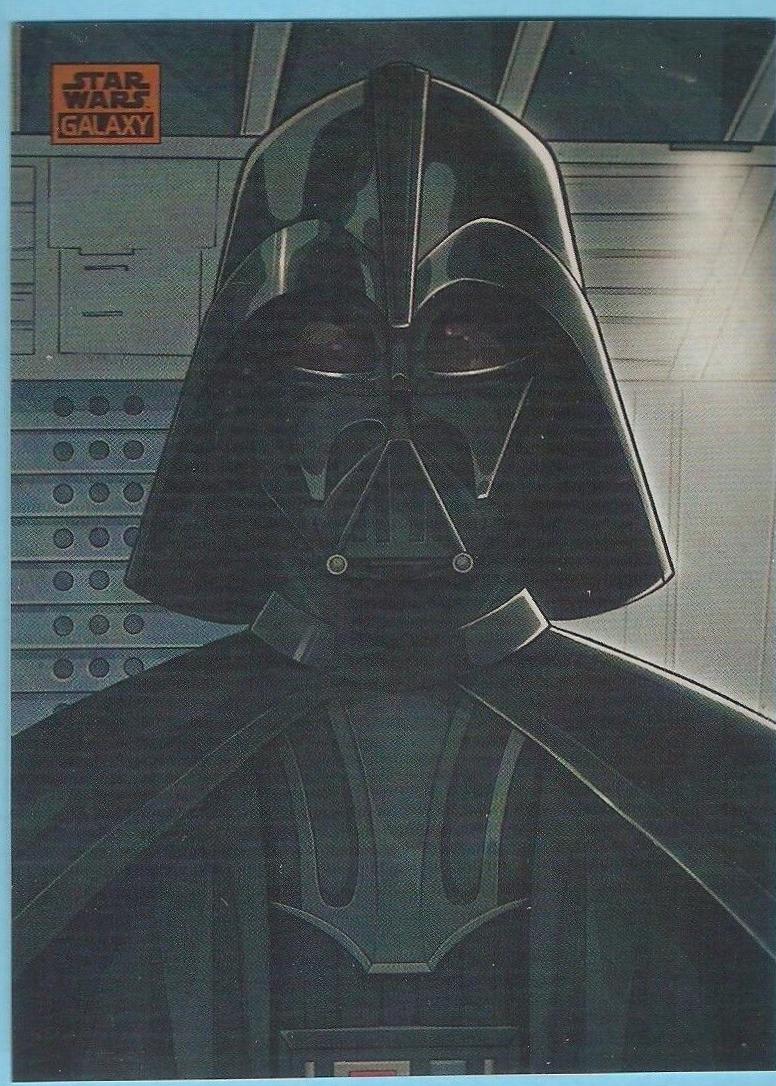 Darth Vader [Orange Refractor] #AS-4 Star Wars 2024 Topps Chrome Galaxy Art of the Sith