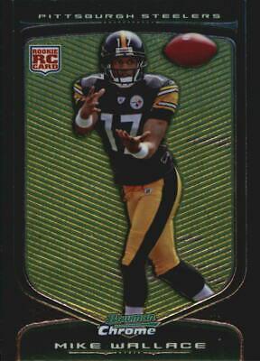 Mike Wallace [Refractor] #143 Football Cards 2009 Bowman Chrome