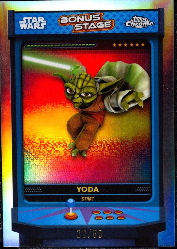 Yoda #BS-Y Star Wars 2024 Topps Chrome Bonus Stage