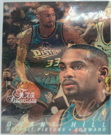 Grant Hill [Row 0] #19 Basketball Cards 1996 Flair Showcase