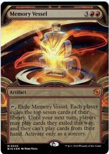 Memory Vessel #43 Magic The Big Score