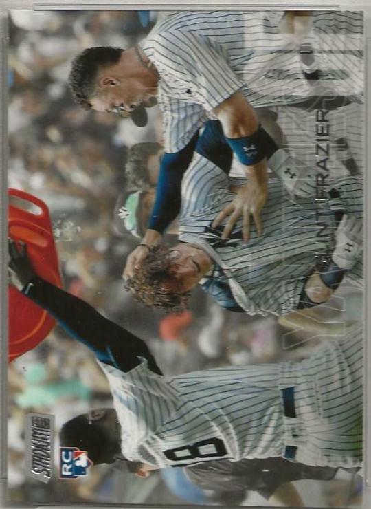 Clint Frazier [Celebrating With Team] #3 Baseball Cards 2018 Stadium Club