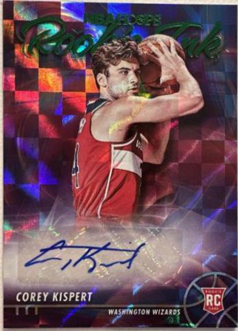 Corey Kispert [Green] #RI-CK Basketball Cards 2021 Panini Hoops Rookie Ink Autographs