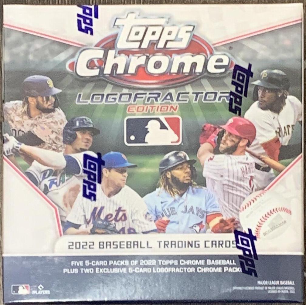 2022 Topps orders Chrome Logofractor Mega Box Sealed