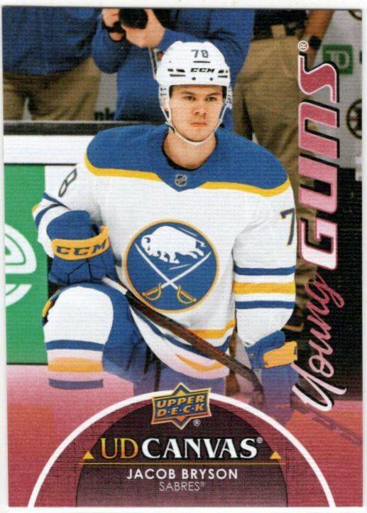 Jacob Bryson #C101 Hockey Cards 2021 Upper Deck UD Canvas