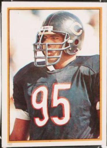 Richard Dent #160 Football Cards 1985 Topps Stickers