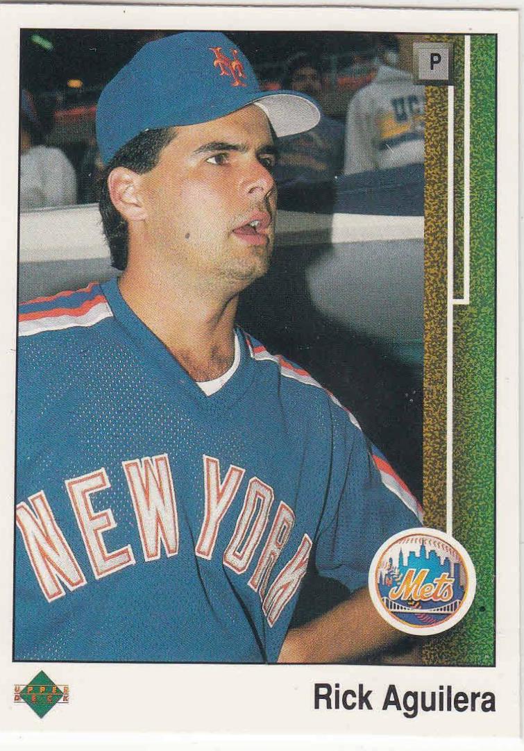 Rick Aguilera #563 Baseball Cards 1989 Upper Deck