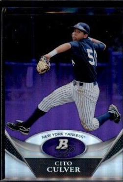 Cito Culver [Purple Refractor] #BPP37 Baseball Cards 2011 Bowman Platinum Prospects