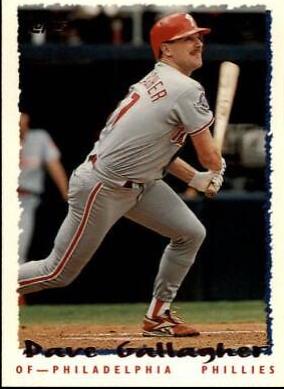 Dave Gallagher #90T Baseball Cards 1995 Topps Traded