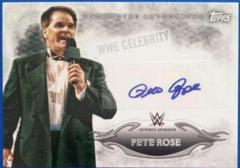 Pete Rose #UA-PR Wrestling Cards 2015 Topps WWE Undisputed Autographs Prices