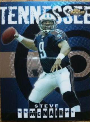 Steve McNair #1 Football Cards 2004 Topps Finest