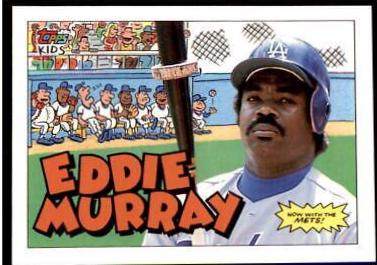 Eddie Murray #50 Baseball Cards 1992 Topps Kids