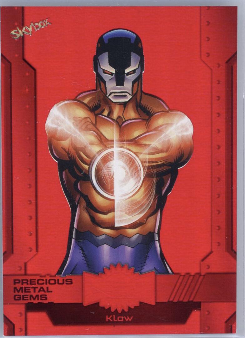 Klaw [Red Precious Metal Gems] #2 2024 SkyBox Metal Universe Avengers