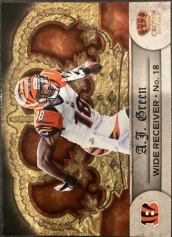 A.J. Green [Retail] #12 Football Cards 2012 Panini Crown Royale