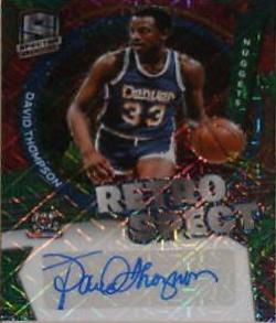 David Thompson [Meta] #RSA-DTH Basketball Cards 2021 Panini Spectra RetroSpect Autographs