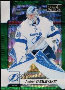 Andrei Vasilevskiy [Emerald Surge] #111 Hockey Cards 2017 O Pee Chee Platinum