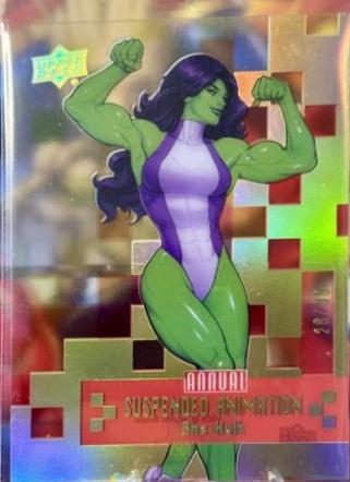 She-Hulk #4 Marvel 2022 Upper Deck Annual Suspended Animation