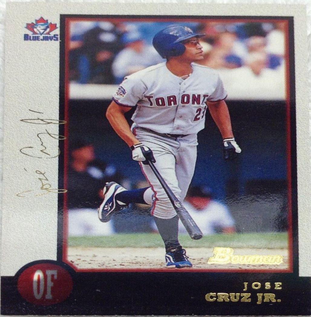 Jose Cruz Jr. #7 Baseball Cards 1998 Bowman