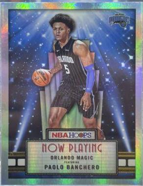 2022-23 Panini NBA Hoops #1 Paolo Banchero NOW PLAYING outlets ROOKIE HOLO SP MAGIC RC