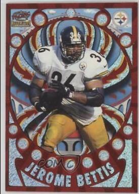 Jerome Bettis [Red] #112 Football Cards 1997 Pacific Revolution