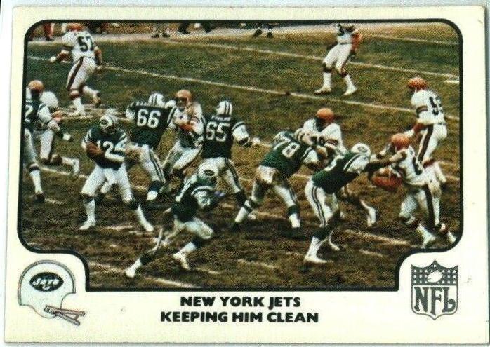 Topps 1977 New York Jets Football Cards cheapest