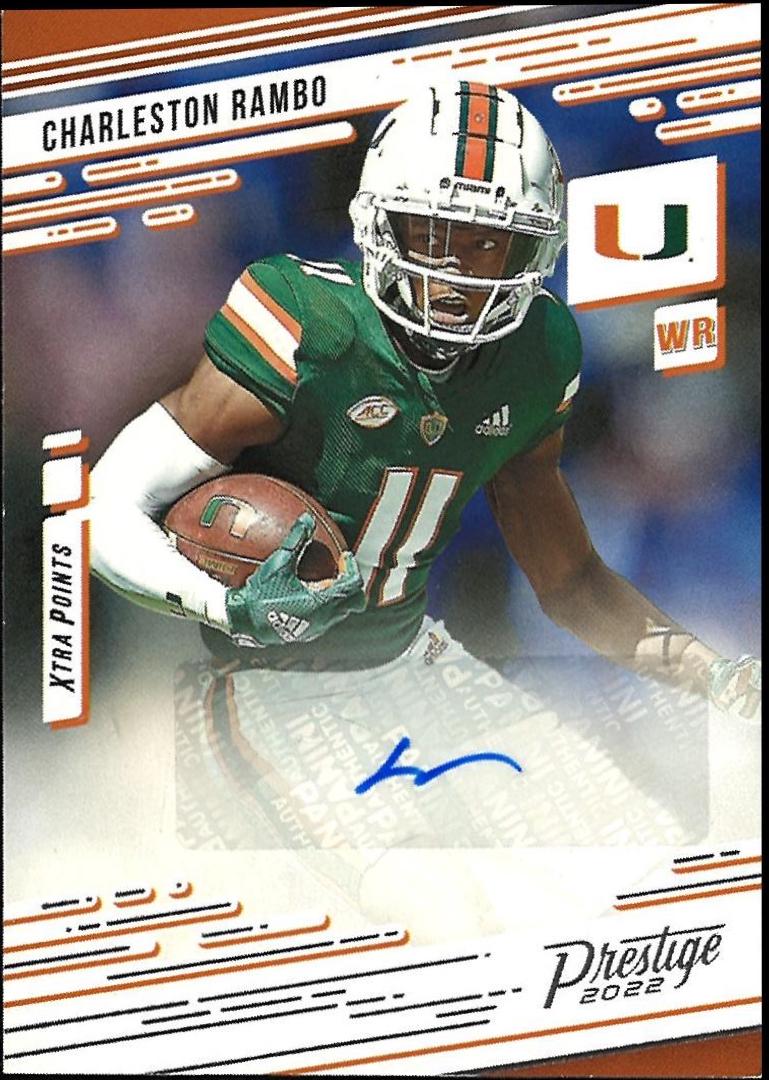 Charleston Rambo #px-cra Prices | 2022 Panini Chronicles Draft Picks ...