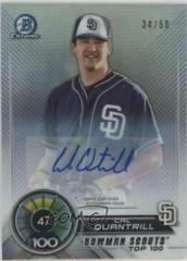 Cal Quantrill [Autograph Refractor] #BTP-47 Baseball Cards 2018 Bowman Scouts' Top 100 Prices