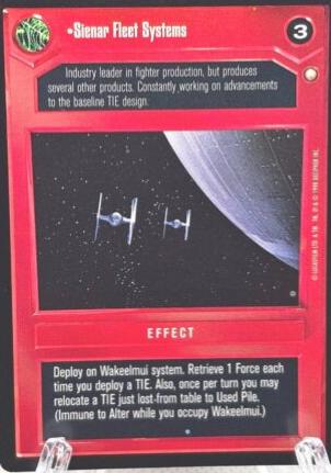 Sienar Fleet Systems [Limited] Star Wars CCG Special Edition