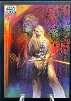 Chewbacca's Anguish [Refractor] #47 Star Wars 2022 Topps Galaxy Chrome