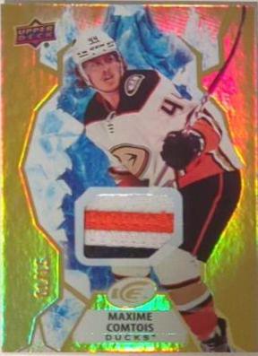 Maxime Comtois [Gold Patch] #3 Hockey Cards 2021 Upper Deck Ice