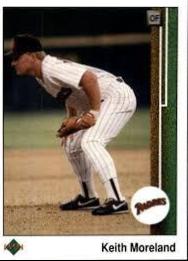 Keith Moreland #361 Baseball Cards 1989 Upper Deck