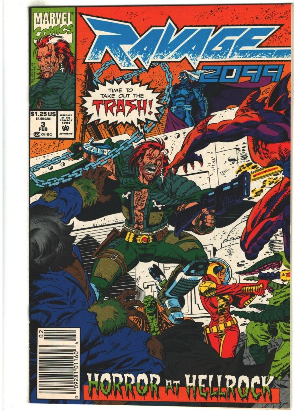 Ravage 2099 [Newsstand] #3 (1993) Comic Books Ravage 2099