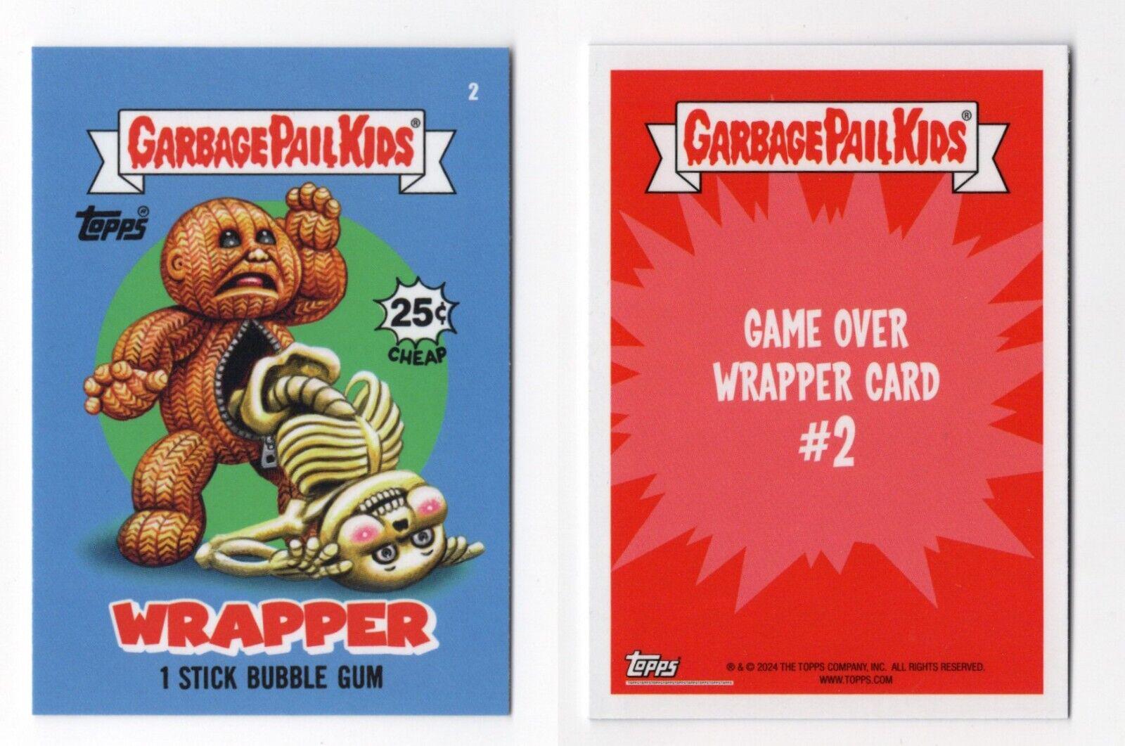 Wrapper #2 Garbage Pail Kids 2024 Game Over