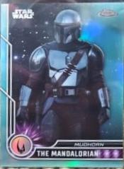 The Mandalorian [Aqua Refractor] #97 Star Wars 2023 Topps Chrome