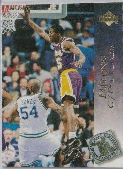 Eddie Jones #188 Basketball Cards 1994 Upper Deck