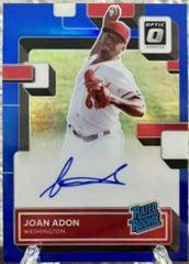 Joan Adon [Red] #RRS-AD Baseball Cards 2022 Panini Donruss Optic Rated Rookie Signatures Prices