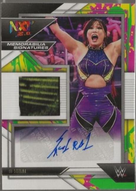 Io Shirai [2. 0] #MS-IOS Wrestling Cards 2022 Panini NXT WWE Memorabilia Signatures