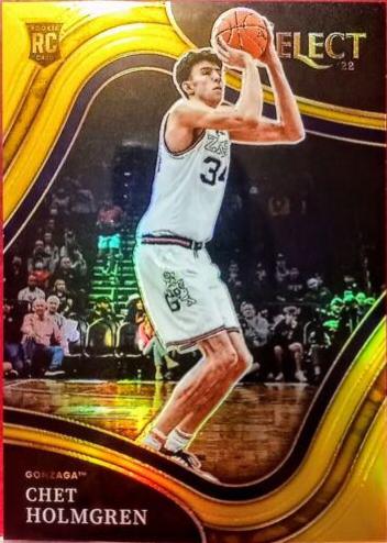 Chet Holmgren [Gold] #1 Basketball Cards 2022 Panini Chronicles Draft Picks Select