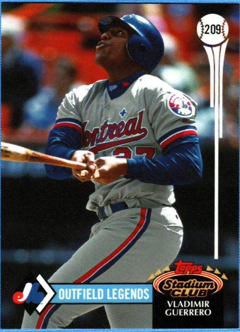 Vladimir Guerrero #209 Baseball Cards 2020 Topps Throwback Thursday