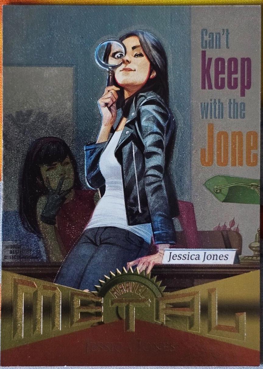 Jessica Jones #R-42 2024 SkyBox Metal Universe Avengers Retro