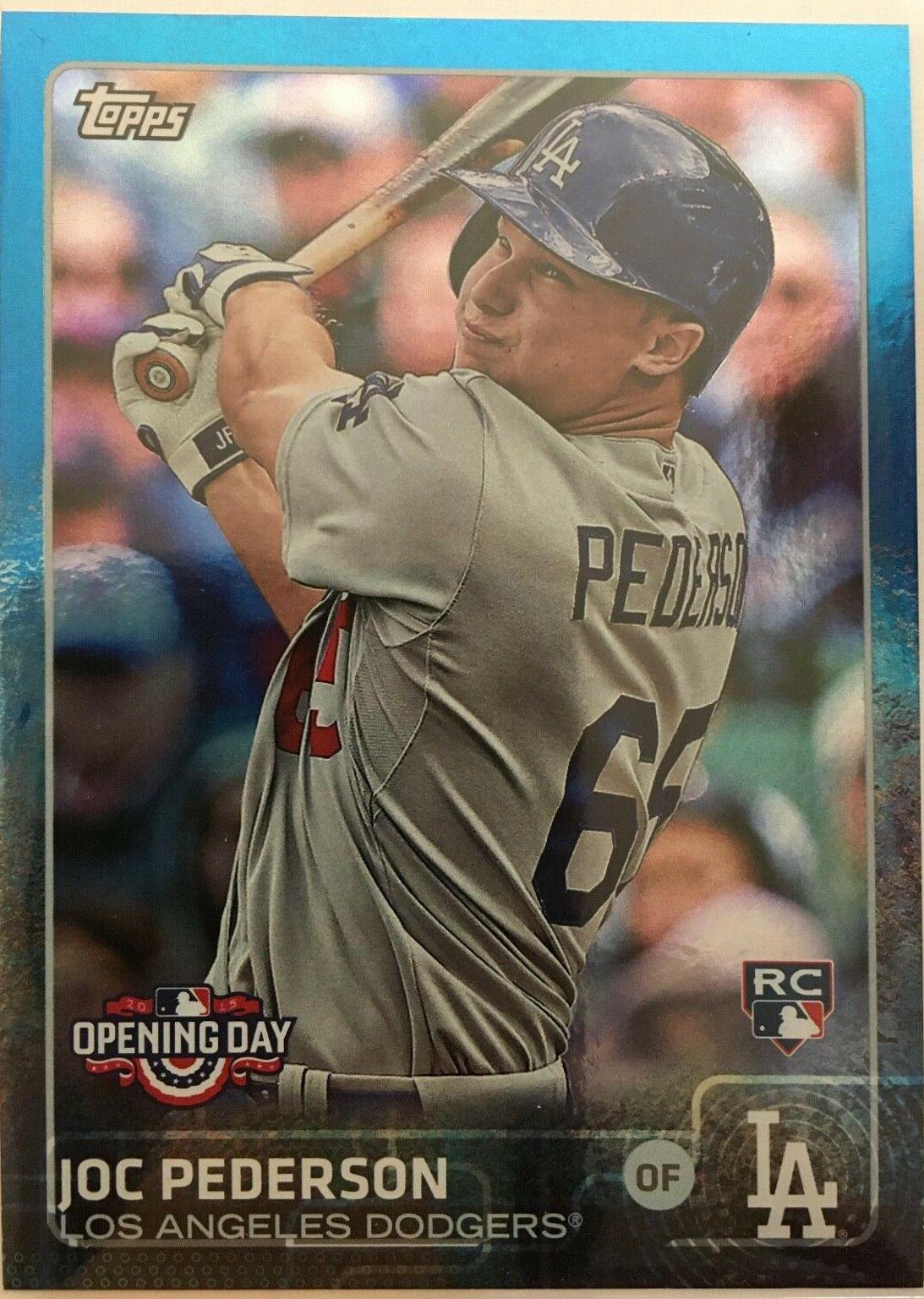 Joc Pederson [Blue] #193 Baseball Cards 2015 Topps Opening Day