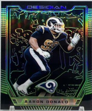 Aaron Donald [Green] #8 Football Cards 2018 Panini Obsidian