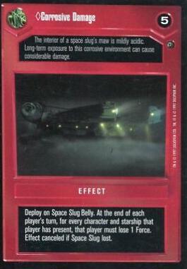 Corrosive Damage [Limited] Star Wars CCG Dagobah