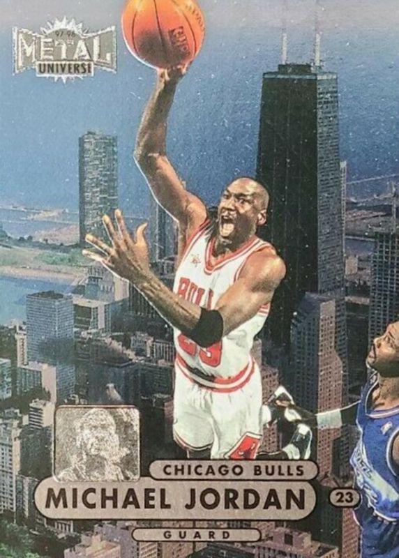 1998 Fleer Metal Universe Michael deals Jordan #23 Chicago Bulls RARE