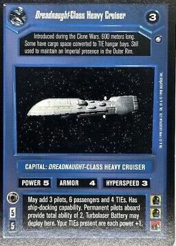 Dreadnaught-Class Heavy Cruiser Star Wars CCG Official Tournament