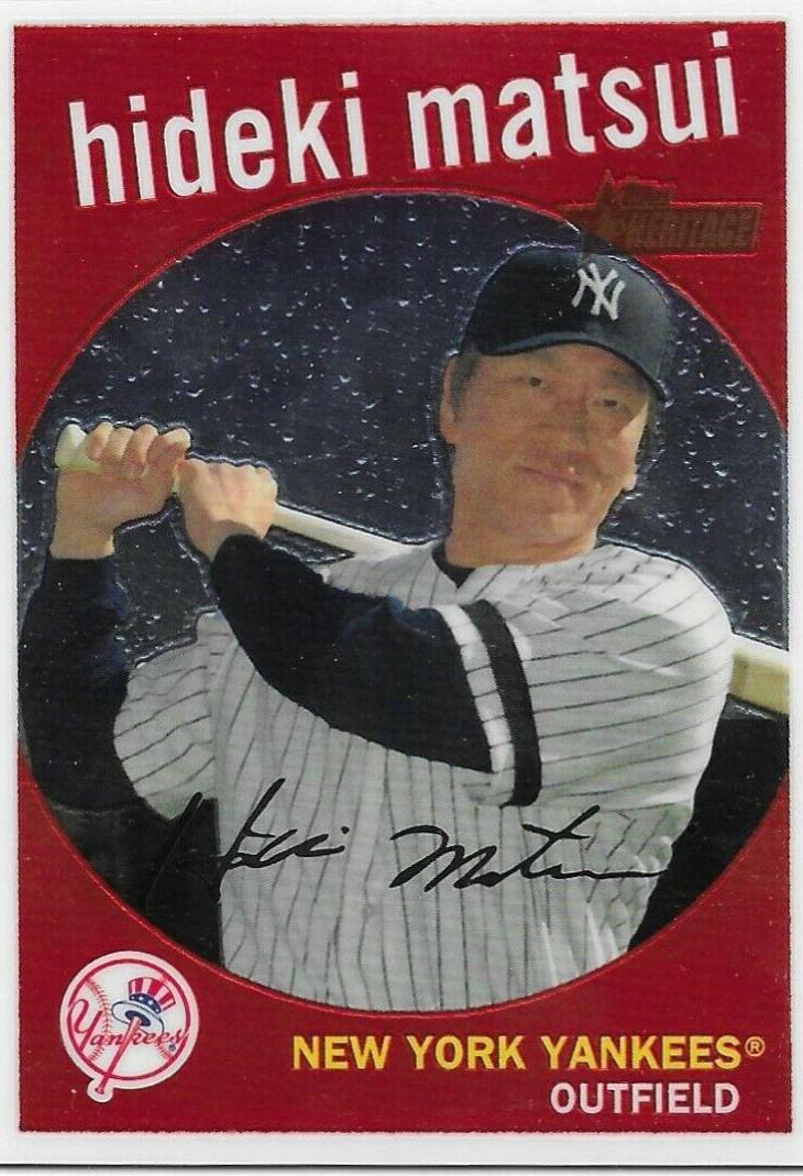 Hideki Matsui #C12 Baseball Cards 2008 Topps Heritage Chrome