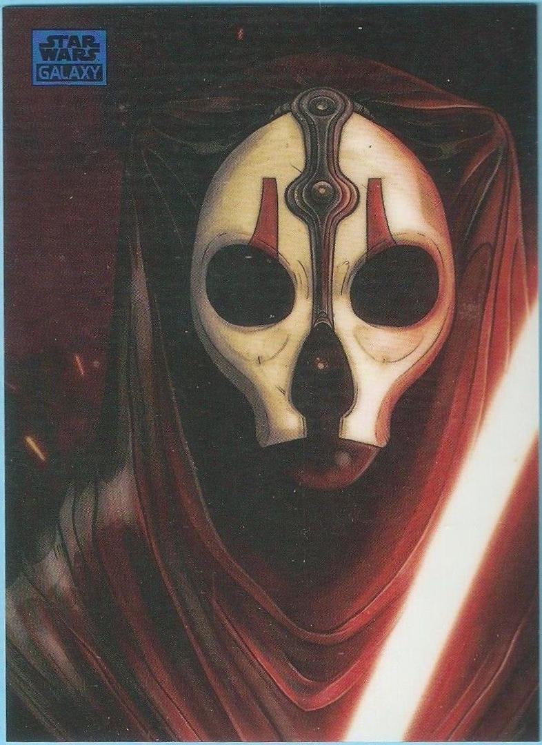 Darth Nihilus [Blue Refractor] #AS-6 Star Wars 2024 Topps Chrome Galaxy Art of the Sith